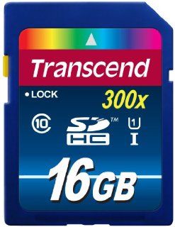 Transcend 16 GB High Speed 10 UHS Flash Memory Card TS16GSDU1 (up to 45 MB/s, 300x): TRANSCEND: Computers & Accessories