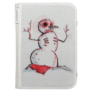 Snowman Zombie Christmas phonecase Cases For Kindle