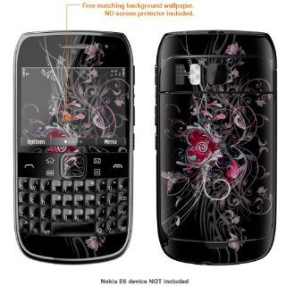 Protective Decal Skin STICKER for Nokia E6 case cover E6 464: Cell Phones & Accessories
