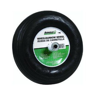 WB 466 400 x 6 Inch   2 Ply Replacement Wheelbarrow Wheel With Ribbed Tread : Lawn Mower Parts : Patio, Lawn & Garden