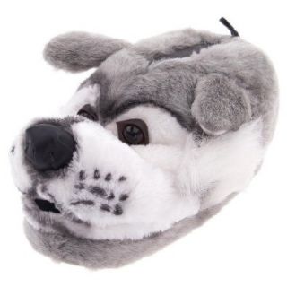 Wolf Animal Slippers for Women, Men and Kids Small: Shoes