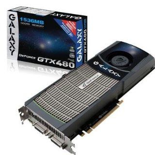 Galaxy Technology GeForce GTX 480 1536 MB GDDR5 PCI Express 2.0 DVI/DVI/Mini HDMI SLI Ready Graphics Card, 80XLH5HS8GUX: Electronics