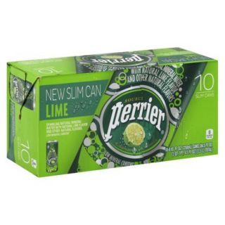 Perrier Lime Sparkling Water 8.45 oz, 10 pk