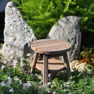Miniature Fairy Garden Mini Adirondack Table : Patio Tables : Patio, Lawn & Garden