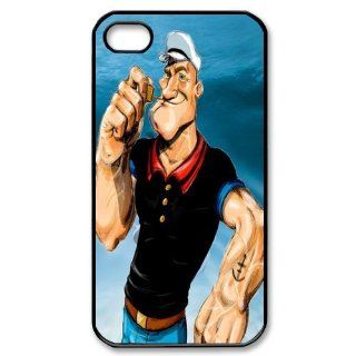 Alicefancy Cartoon Iphone 4 & 4s Cover Case Popeye For Personalized Design Iphone 4 & 4s Shell Case YQC10132: Cell Phones & Accessories