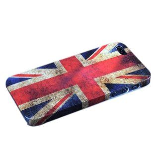 United Kingdom Uk Flag Retro National Hard Case Cover for Iphone 5 5g: Cell Phones & Accessories