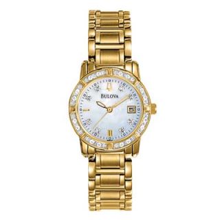 watch with mother of pearl dial model 98r165 orig $ 475 00 now $ 356