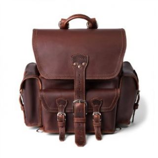Saddleback Leather Front Pocket Backpack Medium Chestnut: Clothing