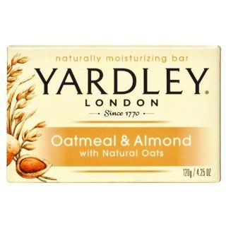 Yardley Oatmeal and Almond Bar Soap, 4.25 oz. (Pack of 24) : Bath Soaps : Beauty