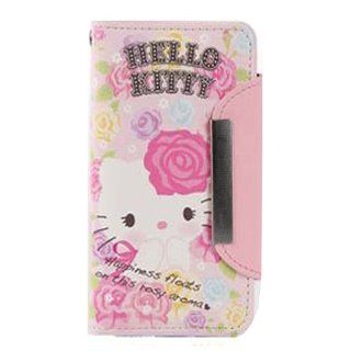 Hello Kitty Wallet Card Case for iPhone 5   ROSE: Cell Phones & Accessories