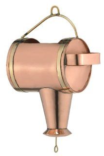 Good Directions 489P Watering Can Leader for Rain Chain, Polished Copper  Patio, Lawn & Garden