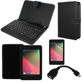 Skque Premium Black TPU Case Cover + LCD Screen Protector + Micro OTG Cable A: Computers & Accessories