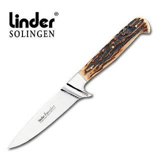 Linder Stag Handle Forester Knife : Fixed Blade Camping Knives : Sports & Outdoors