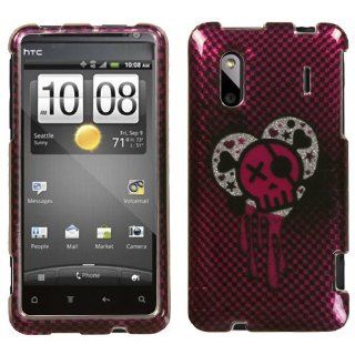 MyBat HTC Hero 4G/Kingdom Phone Protector Cover   Retail Packaging   I Heart Rock Sparkle: Cell Phones & Accessories
