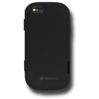 Amzer Silicone Skin Jelly Case for Motorola CLIQ XT MB501   Black: Cell Phones & Accessories