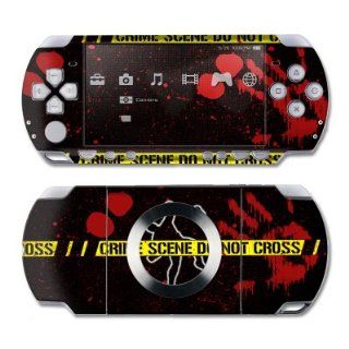 Crime Scene Design Skin Decal Sticker for the PS3 Slim: Electronics