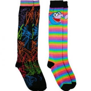 The Muppets Gonzo Women's Knee High Socks Set (2 Pair): Clothing