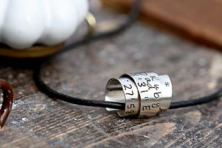 personalised secret scroll chain by joulberry