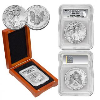 2013 MS70 ICG First Day of Issue Limited Edition of 3,729 Silver Eagle Dollar C
