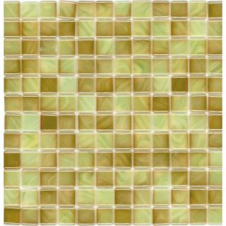Elida Ceramica Recycled Apple Glass Mosaic Square Indoor/Outdoor Wall Tile (Common: 12 in x 12 in; Actual: 12.5 in x 12.5 in)