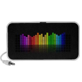 Colorful Music Equalizer Doodle Speaker
