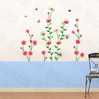 Flowers Circle   Wall Decals Stickers Appliques Home Decor