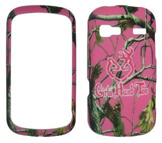 Lg Xpression C395 (At&t) Pink Camo Girls Hunt Too Skin Hard Case/cover/faceplate/snap On/housing: Cell Phones & Accessories