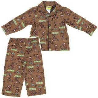 Scooby Doo Coat Style Pajamas for Toddler Boys 2T: Clothing