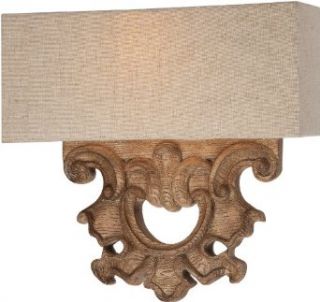 Minka Lavery 5200 290 2 Light ADA Wall Sconce from the Abbott Place Collection, Classic Oak Patina   Close To Ceiling Light Fixtures  