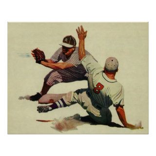 Vintage Sports, Baseball Players Posters