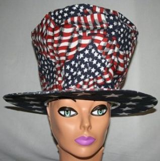 American Flag Top Hat: Costume Headwear And Hats: Clothing