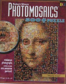 Photomosaics Mona Lisa 513 Piece Jigsaw Puzzle: Toys & Games