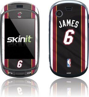 NBA   Player Jerseys   Lebron James Miami Heat Jersey   Samsung Gravity T (SGH T669)   Skinit Skin: Cell Phones & Accessories