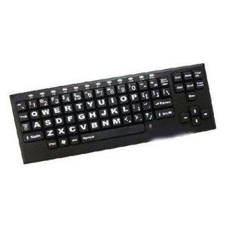 Chester Creek, Wireless large key keyboard BLACK KEYS WITH WHITE LETTERS (Catalog Category: Input Devices Wireless / Keyboards  Wireless): Everything Else