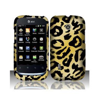 Yellow Cheetah Hard Cover Case for Huawei Fusion U8652: Cell Phones & Accessories