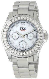 TKO ORLOGI Women's TK520 SL Capri Metal Silver Swarovski Crystal Watch: Watches