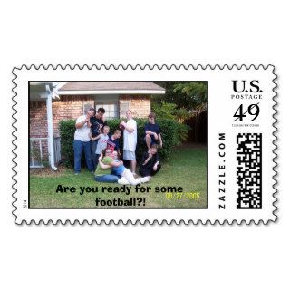 Are you ready for some football?! postage stamps