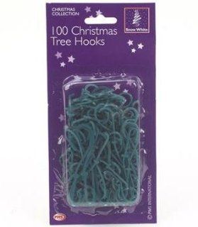 Pms 100 Plastic Christmas Tree Hooks   Christmas Decoration: Toys & Games