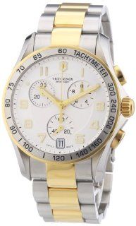 Victorinox Swiss Army Men's 241509 Chrono Classic Two Tone Chronograph Dial Watch at  Men's Watch store.