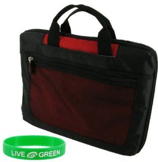 Acer AO532h 2588 10.1 Inch Onyx Blue Netbook Carrying Bag (Checkpoint Friendly   Red / Black): Computers & Accessories