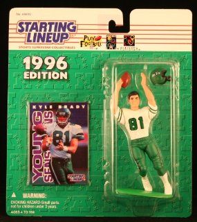 KYLE BRADY / NEW YORK JETS 1996 NFL Starting Lineup Action Figure & Exclusive NFL Collector Trading Card: Toys & Games