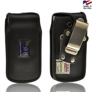 LG Wine III 3 UN530 Turtleback Heavy Duty Leather Phone Case with Removable Metal Clip: Health & Personal Care
