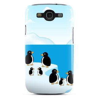 Penguins Design Clip on Hard Case Cover for Samsung Galaxy S3 GT i9300 SGH i747 SCH i535 Cell Phone: Cell Phones & Accessories