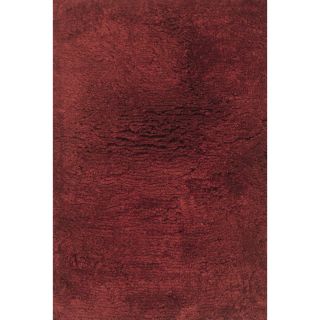 Alexander Home Hand tufted Ellis Crimson Shag Rug (79 X 99) Red Size 8 x 10