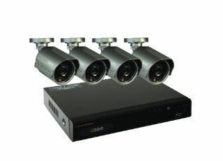 Q See QT534 4E4 5 4 Channel Full D1 Surveillance System with 4 700TVL Cameras and Pre Installed 500GB Hard Drive : Security And Surveillance Products : Camera & Photo