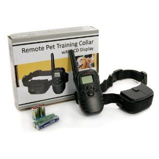 TaoTronics 998D 1 Remote Dog Training Shock Collar LCD Display : Barking Deterrent Collars : Pet Supplies