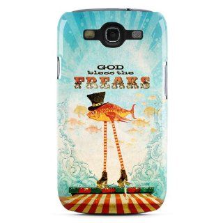 God Bless The Freaks Design Clip on Hard Case Cover for Samsung Galaxy S3 GT i9300 SGH i747 SCH i535 Cell Phone: Cell Phones & Accessories