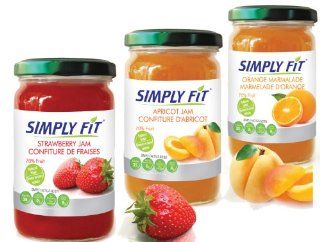 Real Fruit Jam 12 oz 3 Jar Gift Pack Orange, Strawberry & Apricot   LOW SUGAR   Authentic Egyptian   Best Vegetarian Gift Ideas : Gourmet Jams And Preserves Gifts : Grocery & Gourmet Food