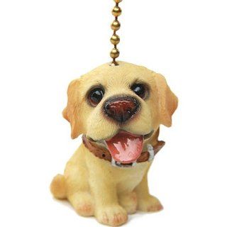 Yellow Labrador Lab Puppy Dog Ceiling Fan Pull Pulls Set of 2   Ceiling Fan Pull Chain Ornaments  