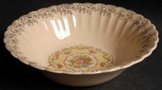 Limoges American Toledo Delight Sand 8 Round Vegetable Bowl, Fine China Dinnerw